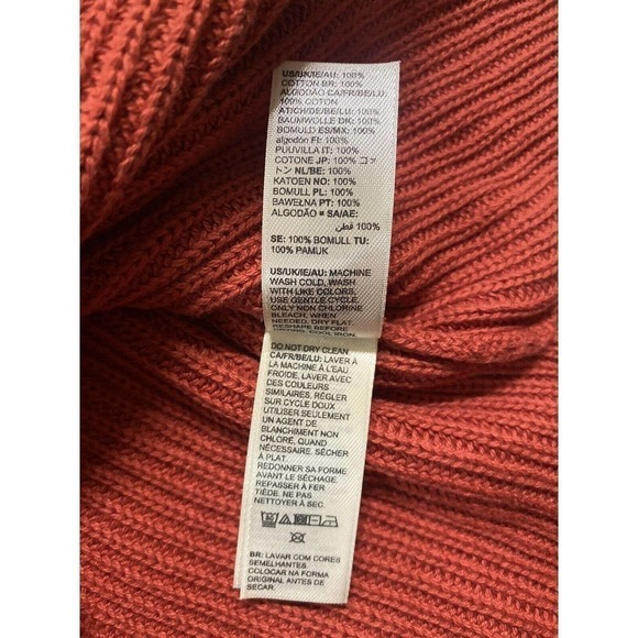 Goodthreads Sweater Womens XXL Clay Red Relaxed Stretch Pullover - Picture 7 of 7